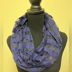 Navy blue infinity scarf